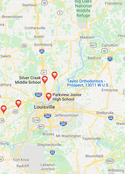 prospect orthodontic office on google maps
